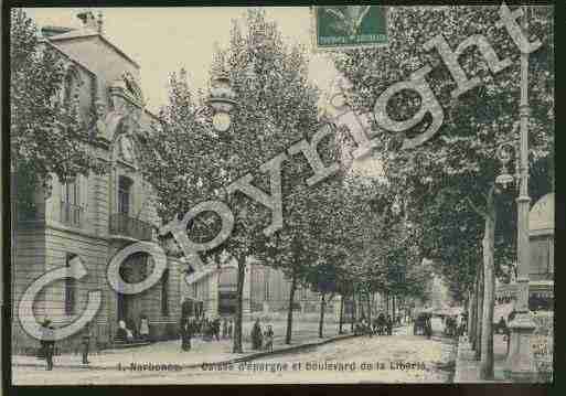 Ville de NARBONNE Carte postale ancienne