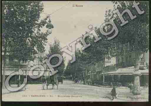 Ville de NARBONNE Carte postale ancienne