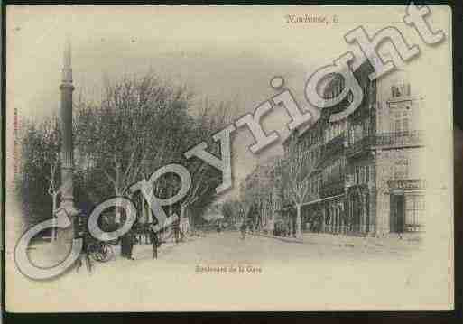 Ville de NARBONNE Carte postale ancienne