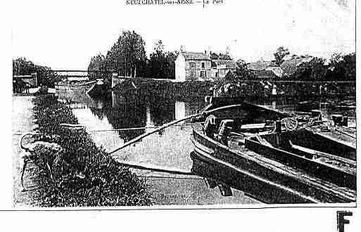 Ville de NEUFCHATELSURAISNE Carte postale ancienne