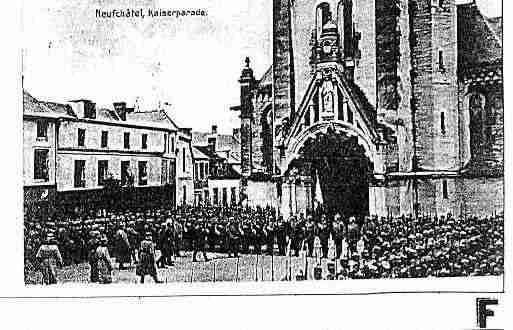 Ville de NEUFCHATELSURAISNE Carte postale ancienne