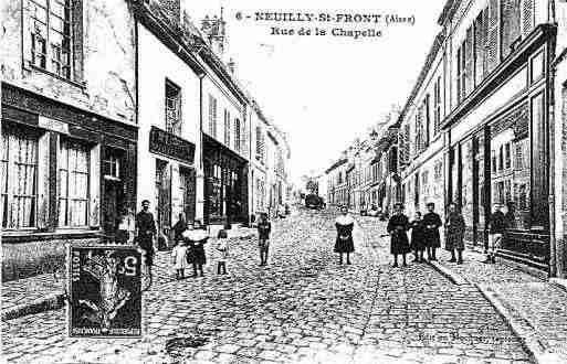 Ville de NEUILLYSAINTFRONT Carte postale ancienne