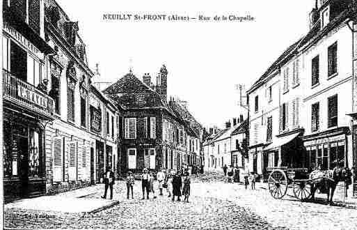 Ville de NEUILLYSAINTFRONT Carte postale ancienne