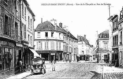 Ville de NEUILLYSAINTFRONT Carte postale ancienne