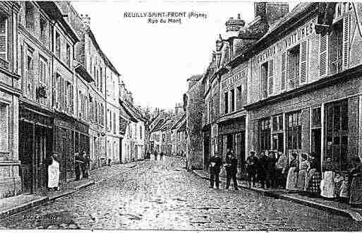 Ville de NEUILLYSAINTFRONT Carte postale ancienne