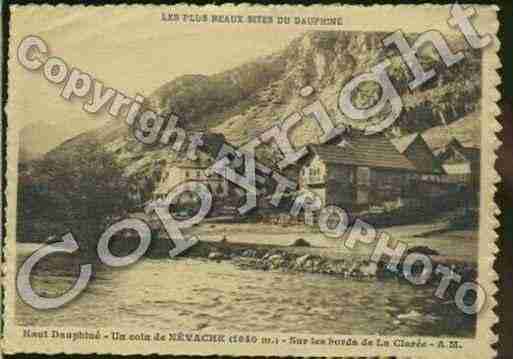Ville de NEVACHE Carte postale ancienne