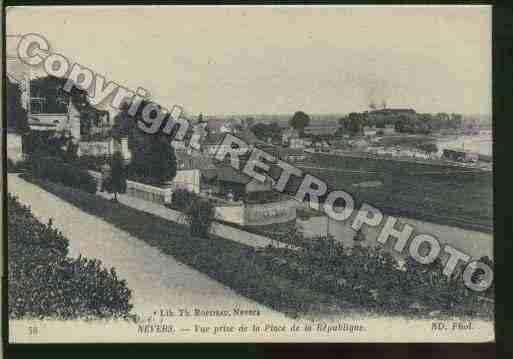 Ville de NEVERS Carte postale ancienne