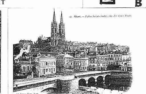 Ville de NIORT Carte postale ancienne