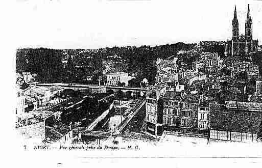 Ville de NIORT Carte postale ancienne