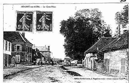 Ville de NOGENTSURAUBE Carte postale ancienne