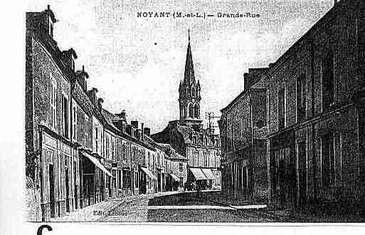 Ville de NOYANT Carte postale ancienne