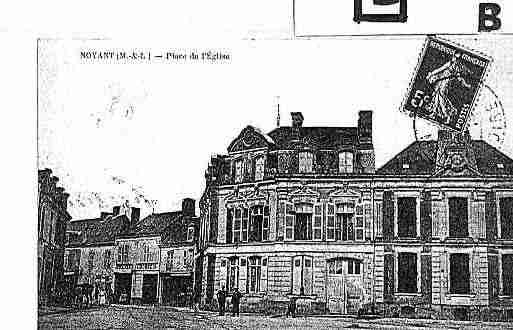 Ville de NOYANT Carte postale ancienne