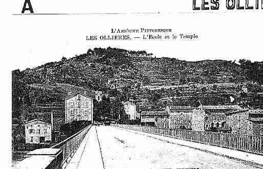 Ville de OLLIERESSUREYRIEUX(LES) Carte postale ancienne