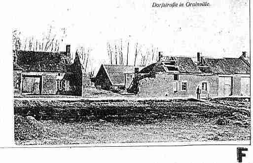 Ville de ORAINVILLE Carte postale ancienne