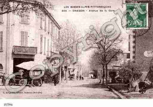 Ville de ORAISON Carte postale ancienne