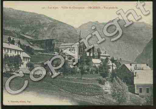 Ville de ORCIERES Carte postale ancienne