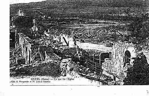 Ville de OSTEL Carte postale ancienne