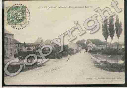 Ville de PAUVRES Carte postale ancienne