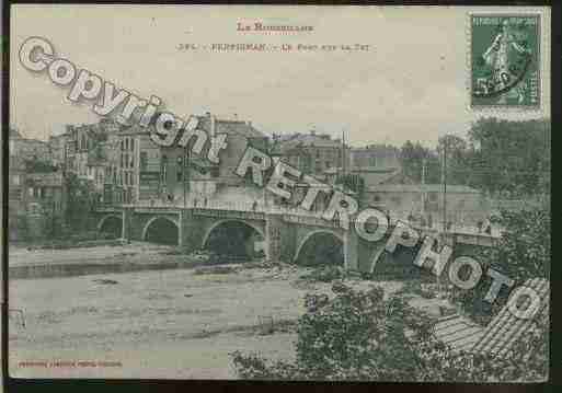 Ville de PERPIGNAN Carte postale ancienne