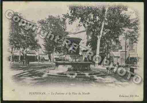 Ville de PERPIGNAN Carte postale ancienne