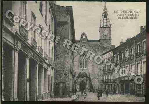 Ville de PERPIGNAN Carte postale ancienne