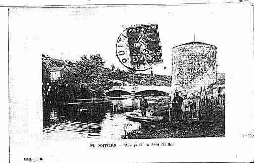 Ville de POITIERS Carte postale ancienne