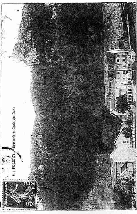 Ville de POLIGNY Carte postale ancienne