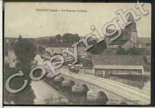 Ville de POLISOT Carte postale ancienne