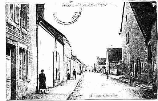 Ville de POLISY Carte postale ancienne