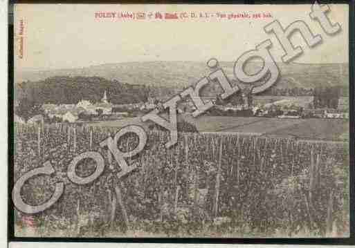 Ville de POLISY Carte postale ancienne