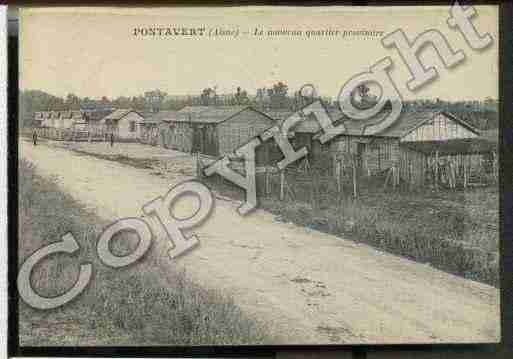 Ville de PONTAVERT Carte postale ancienne