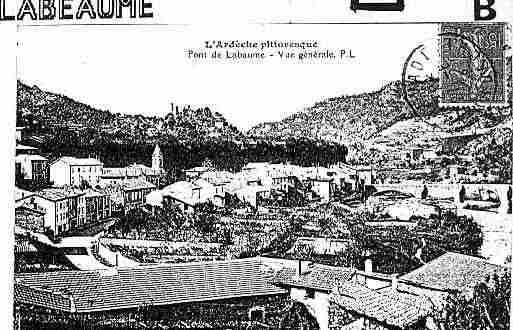 Ville de PONTDELABEAUME Carte postale ancienne