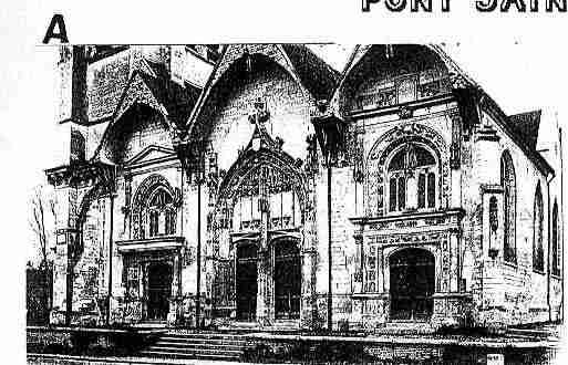 Ville de PONTSAINTEMARIE Carte postale ancienne Ville de PONTSAINTEMARIE Carte postale ancienne