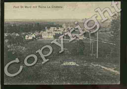 Ville de PONTSAINTMARD Carte postale ancienne