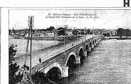 Ville de PONTSDECE(LES) Carte postale ancienne