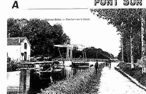 Ville de PONTSURSEINE Carte postale ancienne