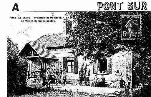 Ville de PONTSURSEINE Carte postale ancienne