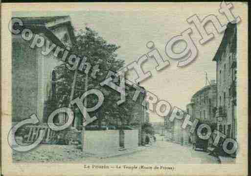 Ville de POUZIN(LE) Carte postale ancienne