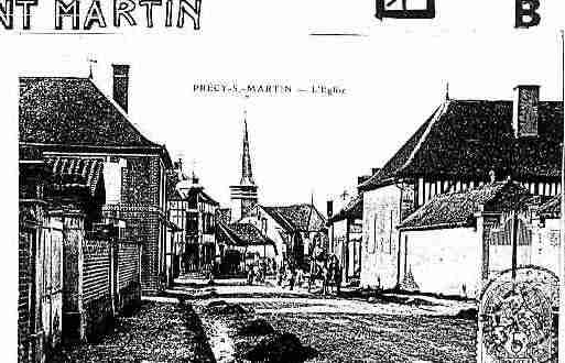 Ville de PRECYSAINTMARTIN Carte postale ancienne