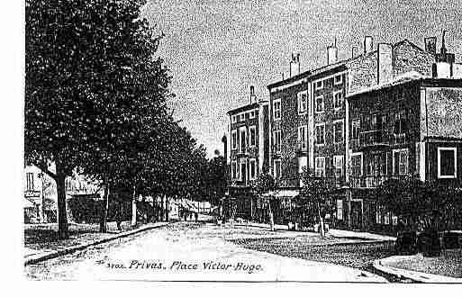 Ville de PRIVAS Carte postale ancienne