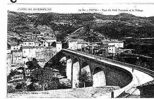 Ville de PRIVAS Carte postale ancienne