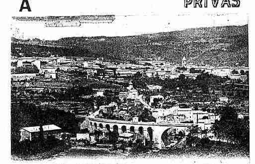 Ville de PRIVAS Carte postale ancienne