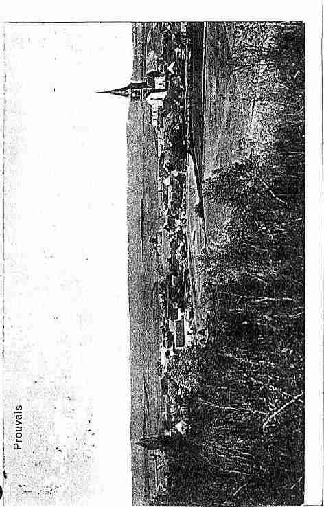Ville de PROUVAIS Carte postale ancienne