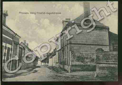 Ville de PROUVAIS Carte postale ancienne