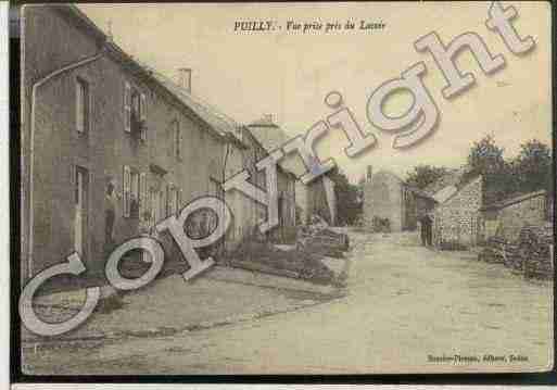 Ville de PUILLYETCHARBEAUX Carte postale ancienne