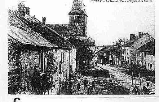 Ville de PUILLYETCHARBEAUX Carte postale ancienne
