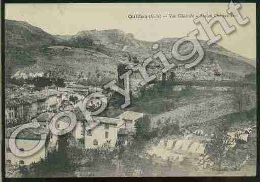 Ville de QUILLAN Carte postale ancienne