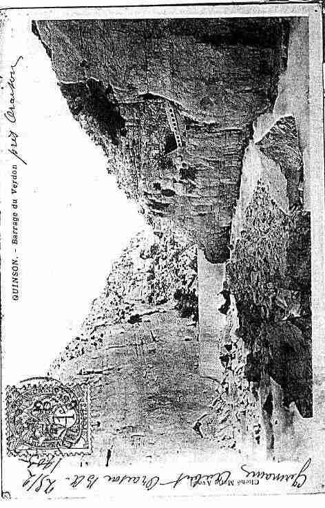 Ville de QUINSON Carte postale ancienne Ville de QUINSON Carte postale ancienne