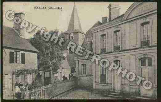 Ville de RABLAYSURLAYON Carte postale ancienne