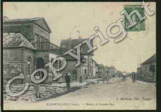 Ville de RADONVILLIERS Carte postale ancienne